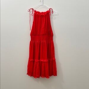 Banana Republic Vibrant Red Dress